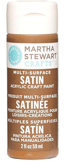Martha Stewart Multi Surface Paint Satin 2 Oz. Chestnut Brown - Al Masam Stationery LLC